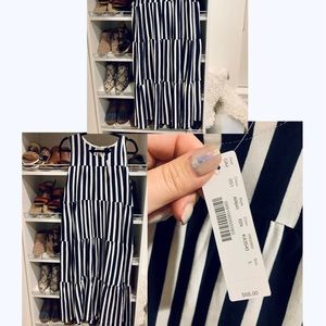 Navy and white J Crew dress NWT